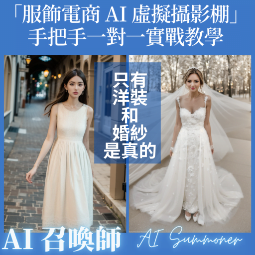 服飾電商AI虛擬攝景棚-手把手一對一實戰教學